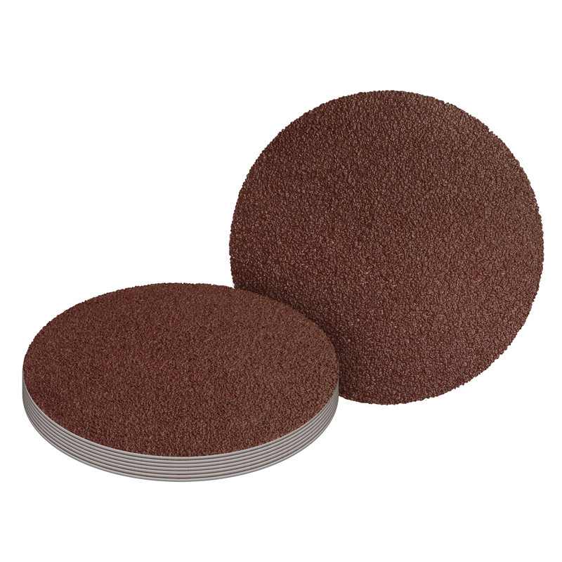 100 mm Hook and Loop Sanding Disc - Grit:60 Grit - Pieces:8-Piece
